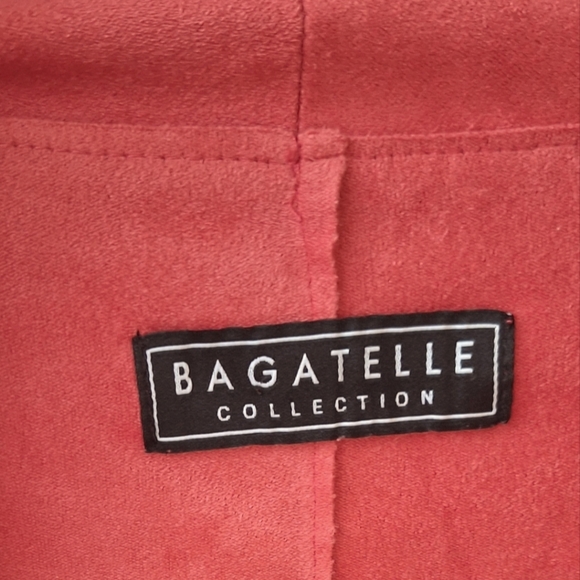 Bagatelle Collection Red Faux Leather Women's Jacket Size M NWT - Picture 10 of 10